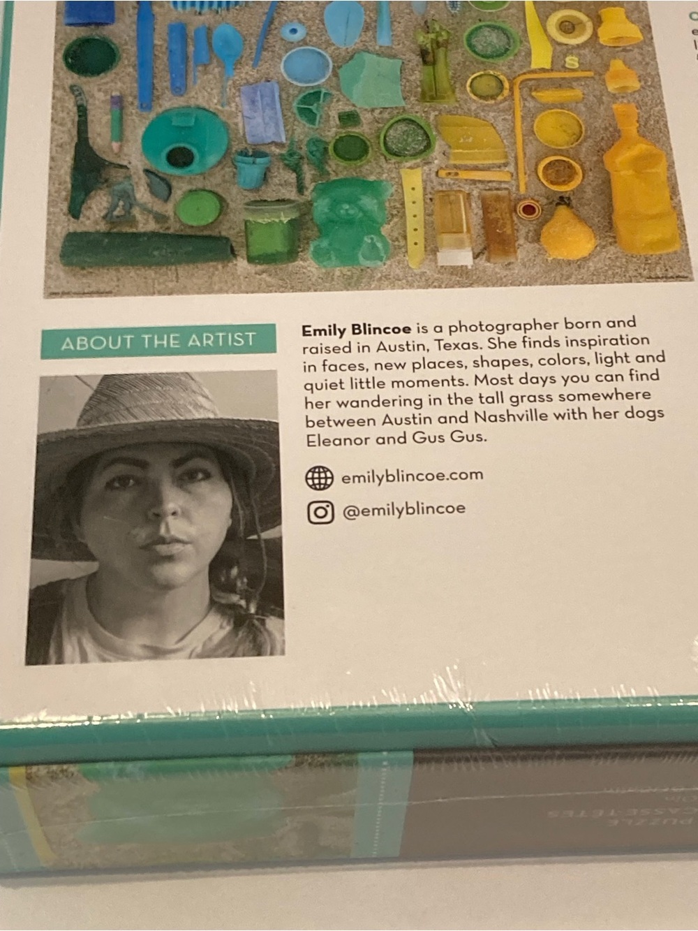 NEW Beach Trash 500 Piece Emily Blincoe Art Puzzle Genuine Fred 20” x 20” Size - Picture 6 of 8